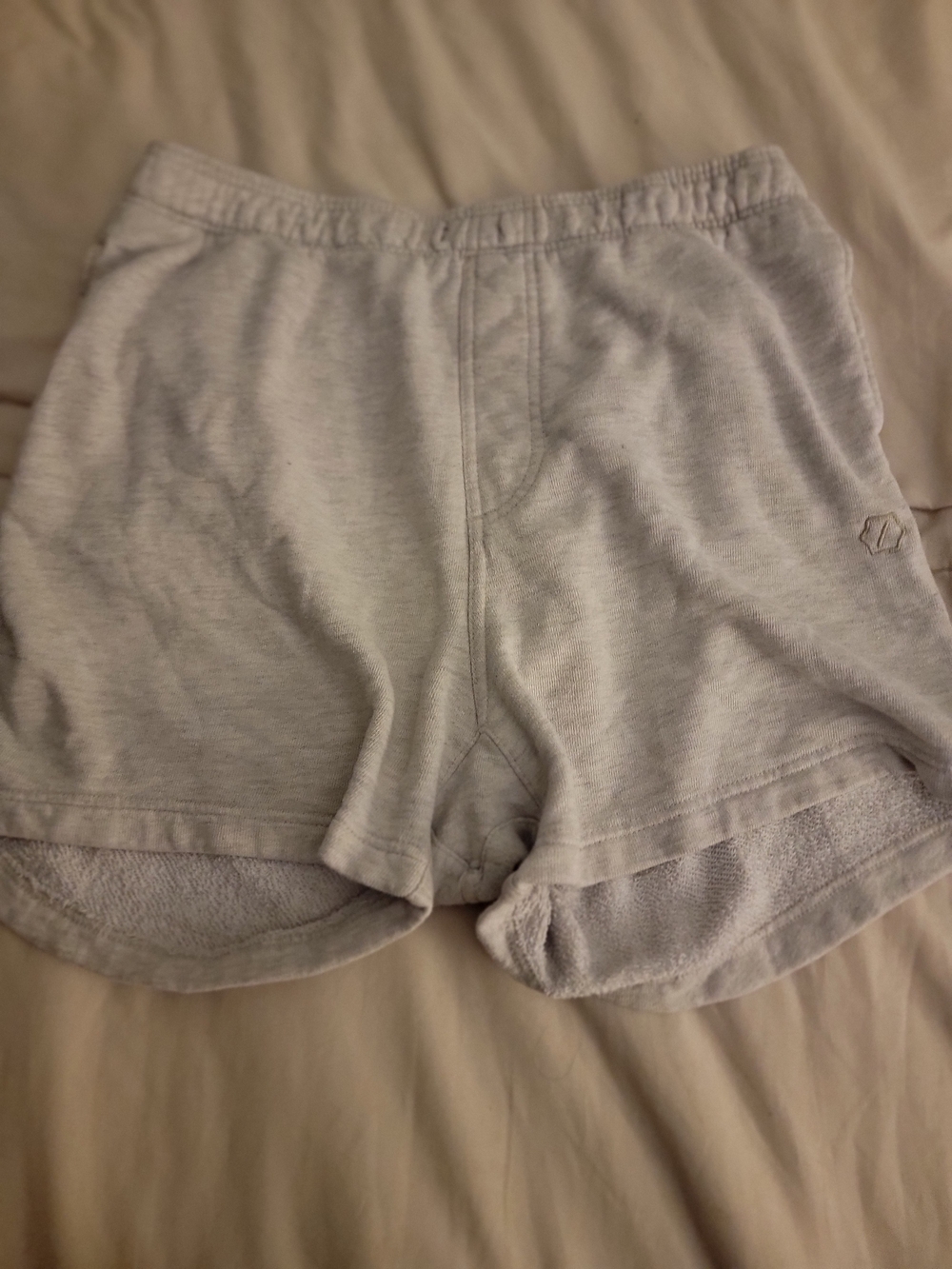 Light Gray Men's Athletic Terry Shorts